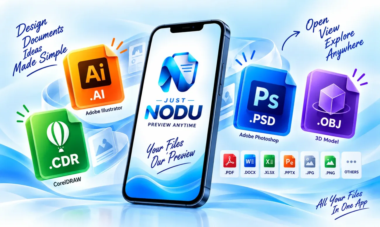 Just NODU — Preview Anytime, All Files In One App